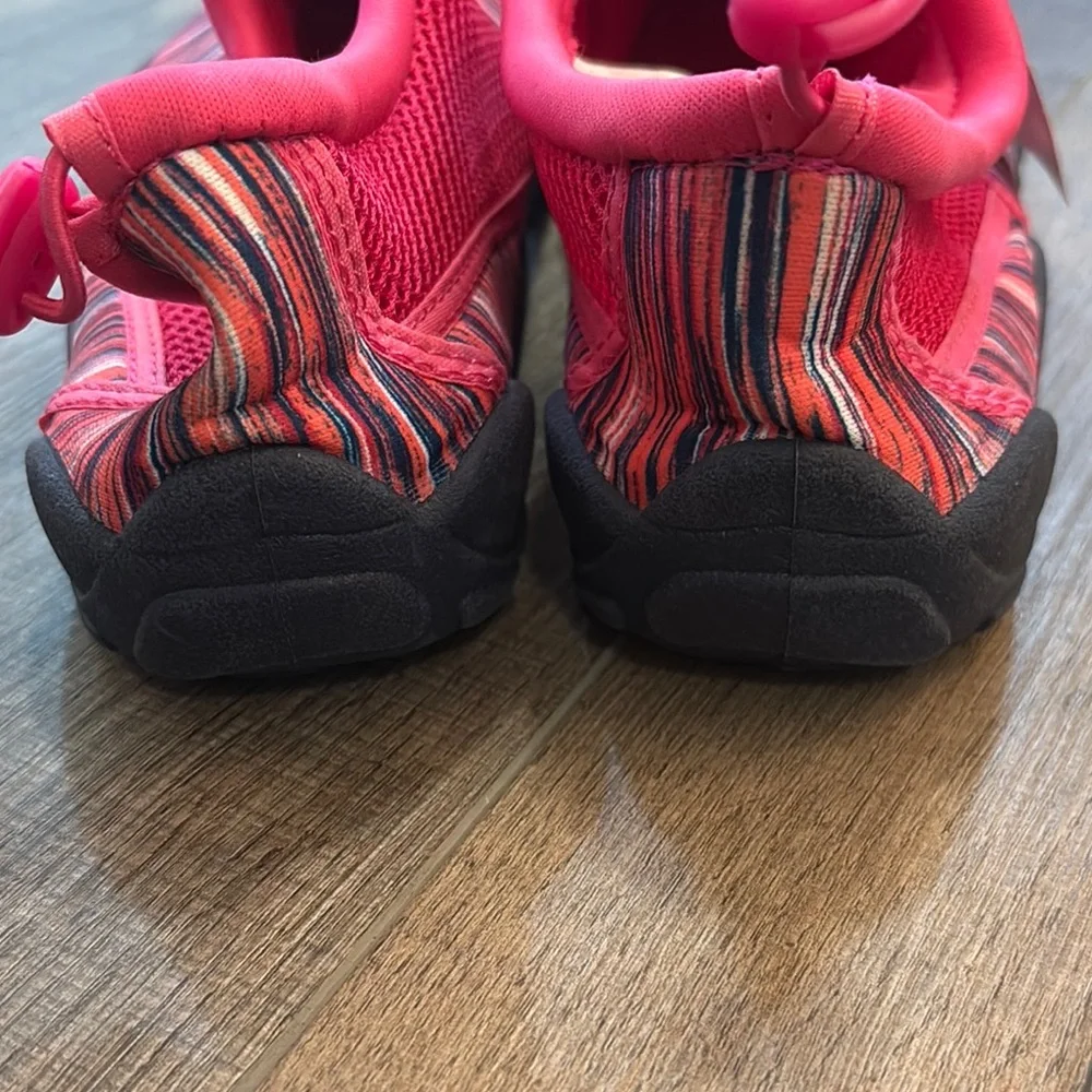 NWT Lands' End Women’s Classic Slip on Water Shoe Size 10‎ Pink Orange Navy